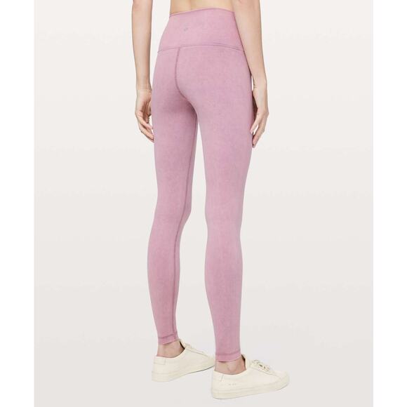 Lululemon Wunder Under High-Rise Tight *Snow Washed 28" Pink - Picture 2 of 9
